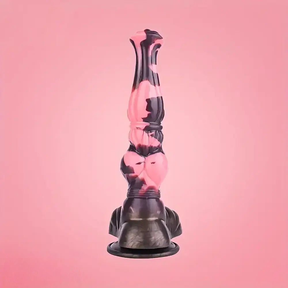 Colorful horse-style fantasy dildo, photo 10