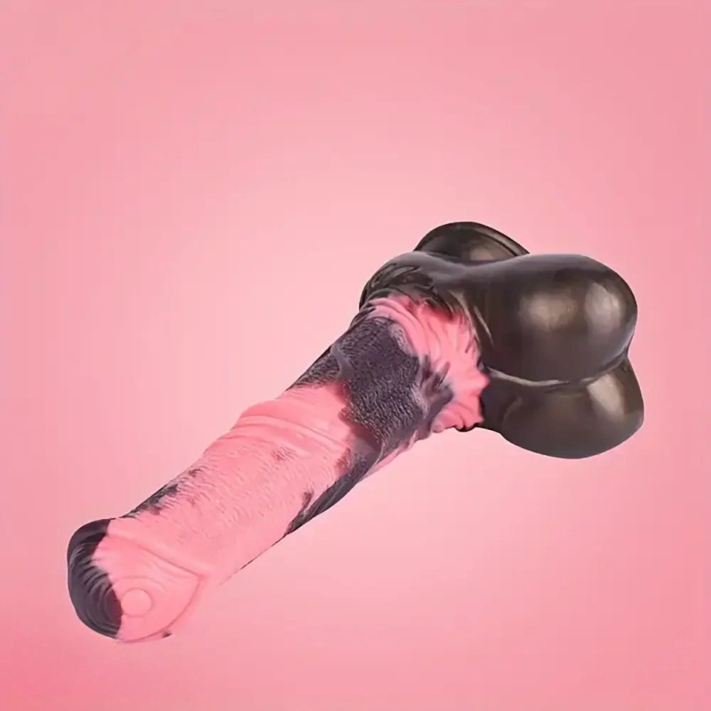 Colorful horse-style fantasy dildo, photo 12