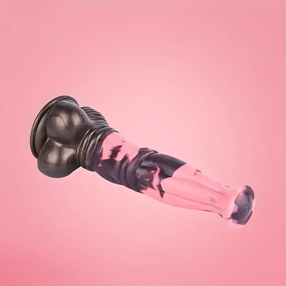 Colorful horse-style fantasy dildo, photo 15