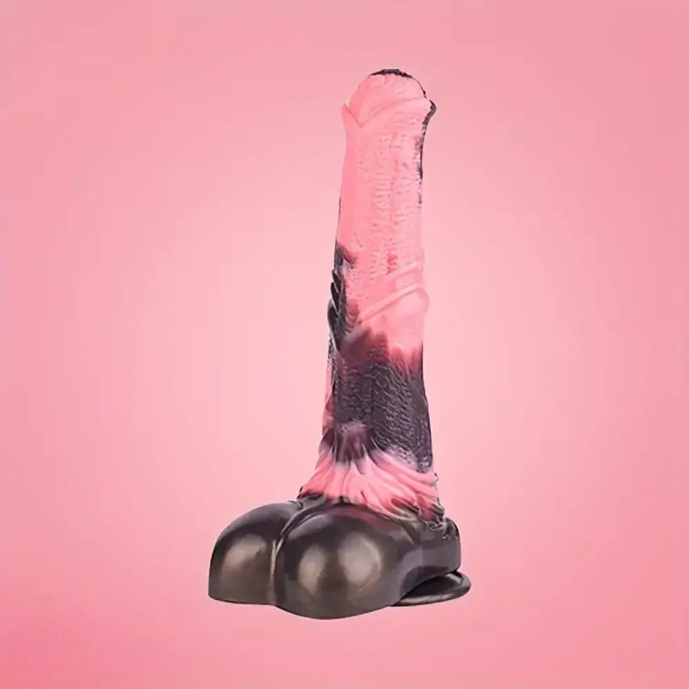 Colorful horse-style fantasy dildo, photo 17