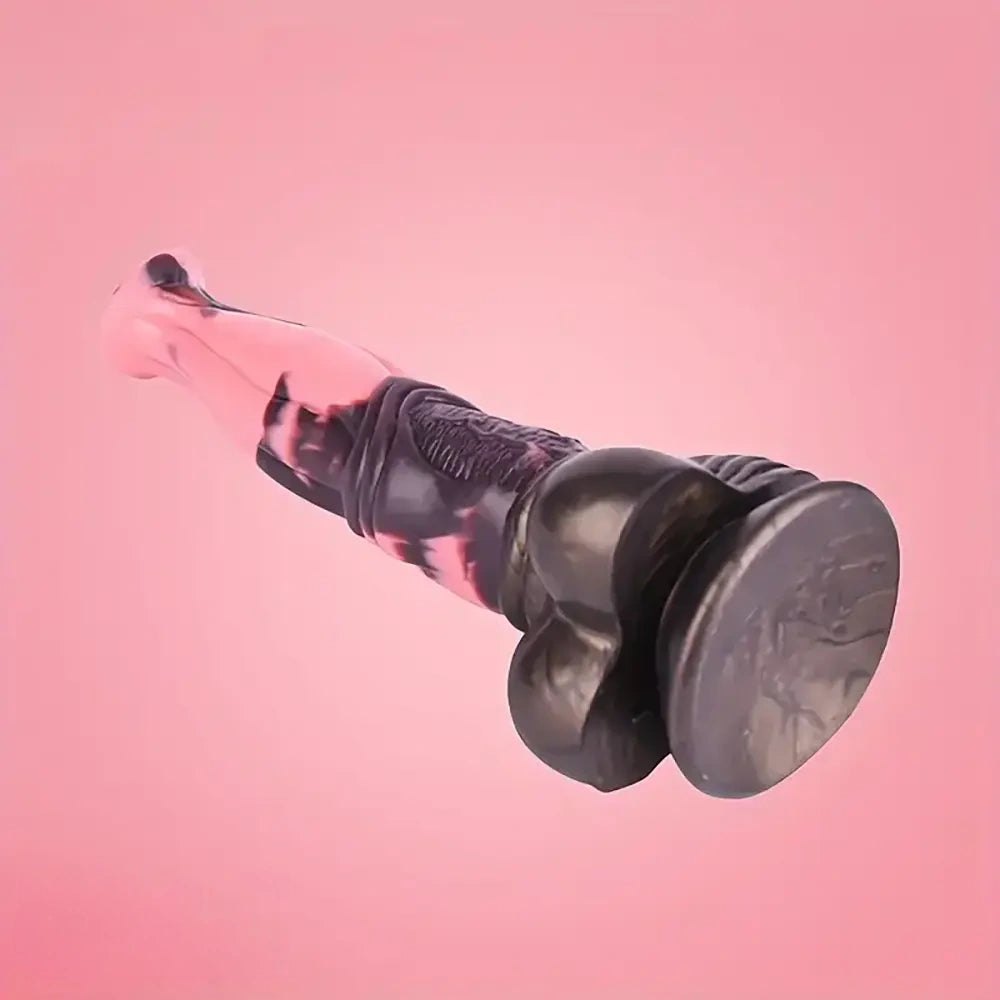 Colorful horse-style fantasy dildo, photo 3
