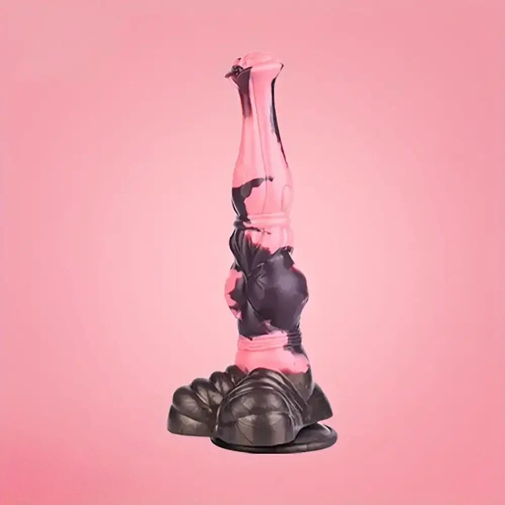 Colorful horse-style fantasy dildo, photo 6