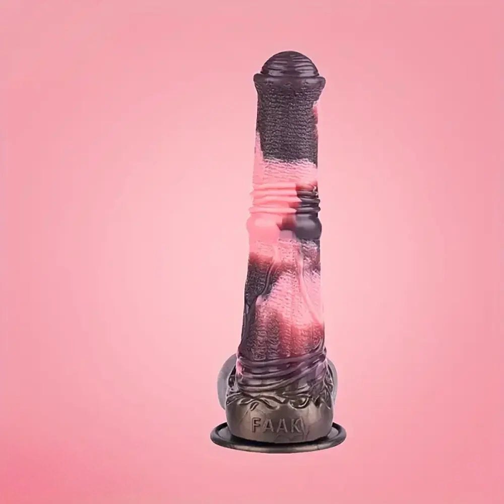 Colorful horse-style fantasy dildo, photo 7