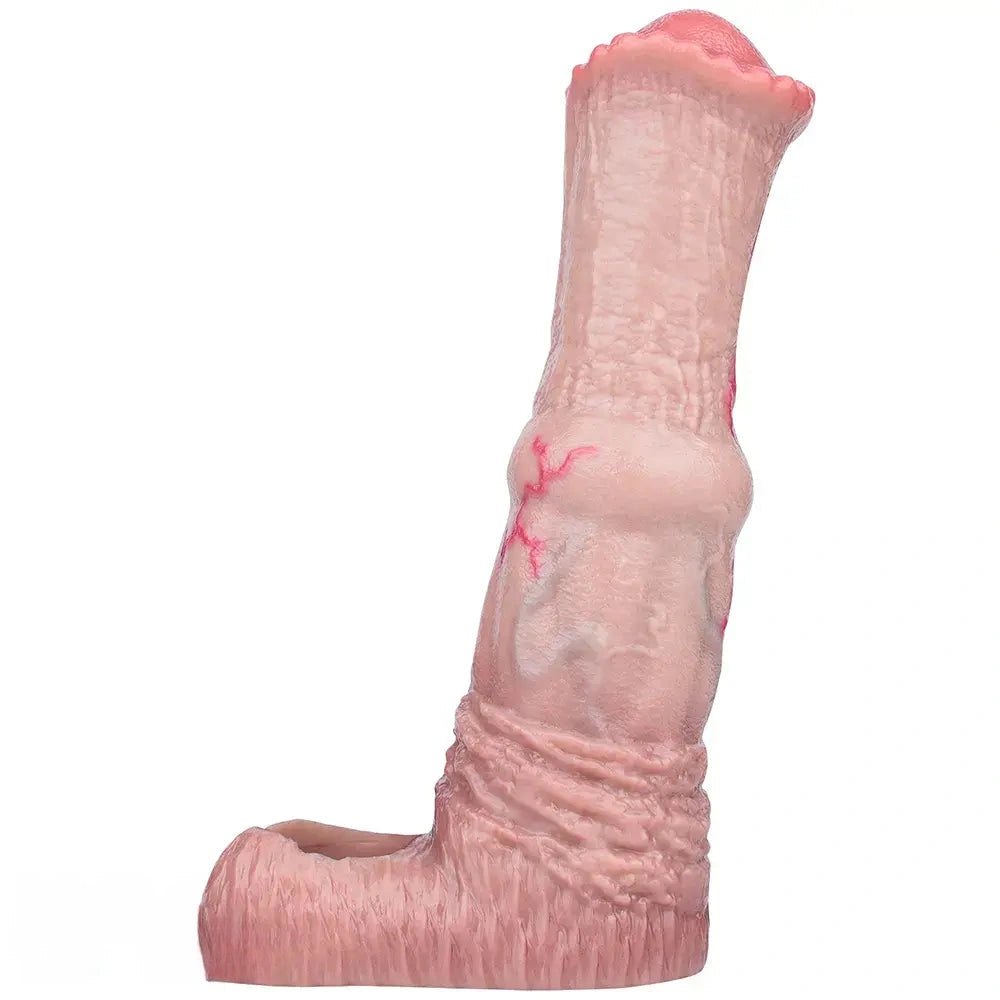 Flesh tone horse style silicone sleeve, photo 1