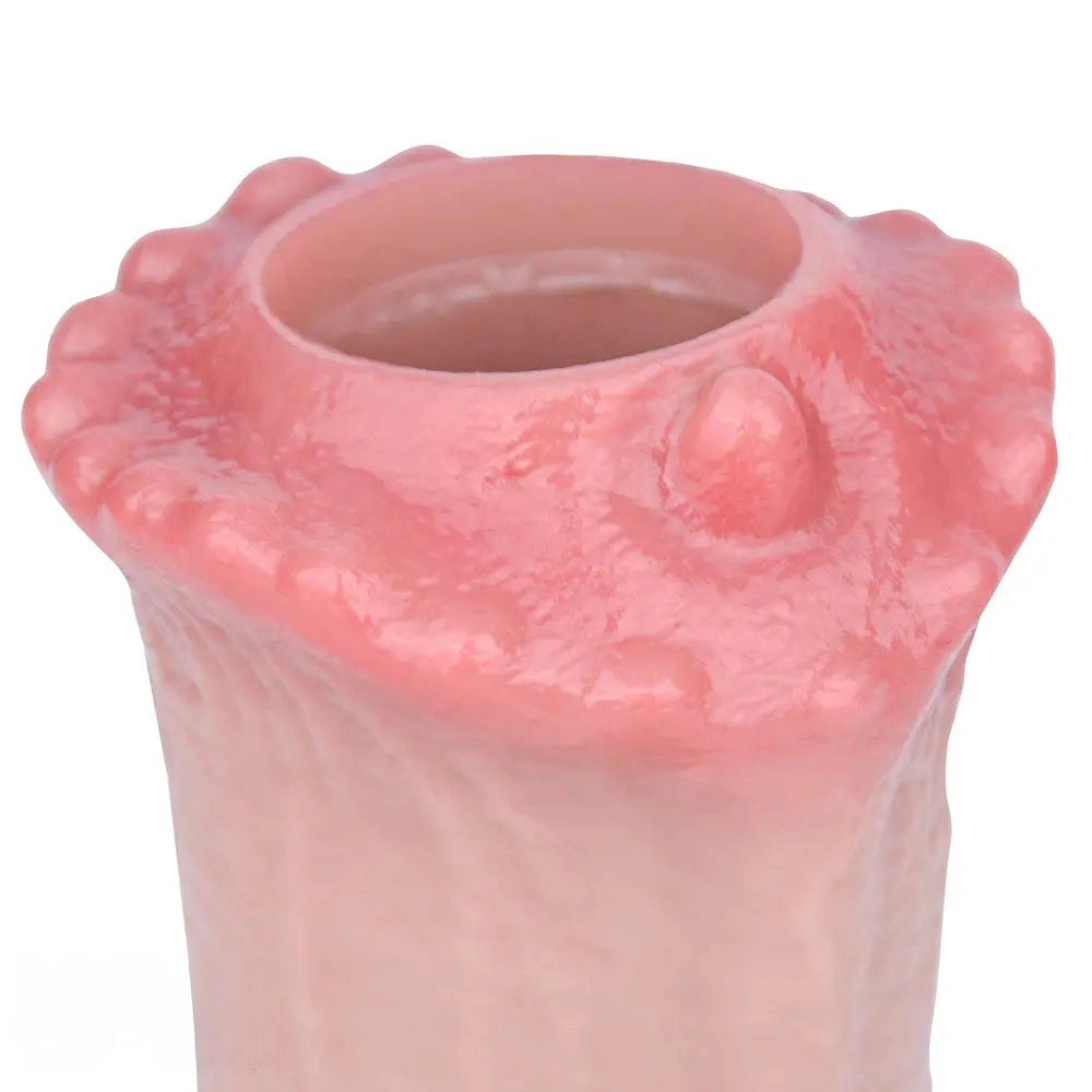 Flesh tone horse style silicone sleeve, photo 12