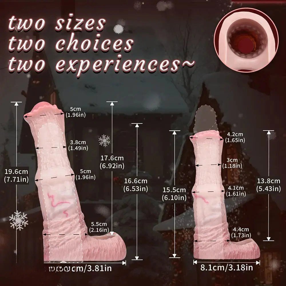 Flesh tone horse style silicone sleeve, photo 4