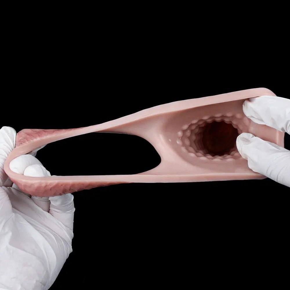 Flesh tone horse style silicone sleeve, photo 8