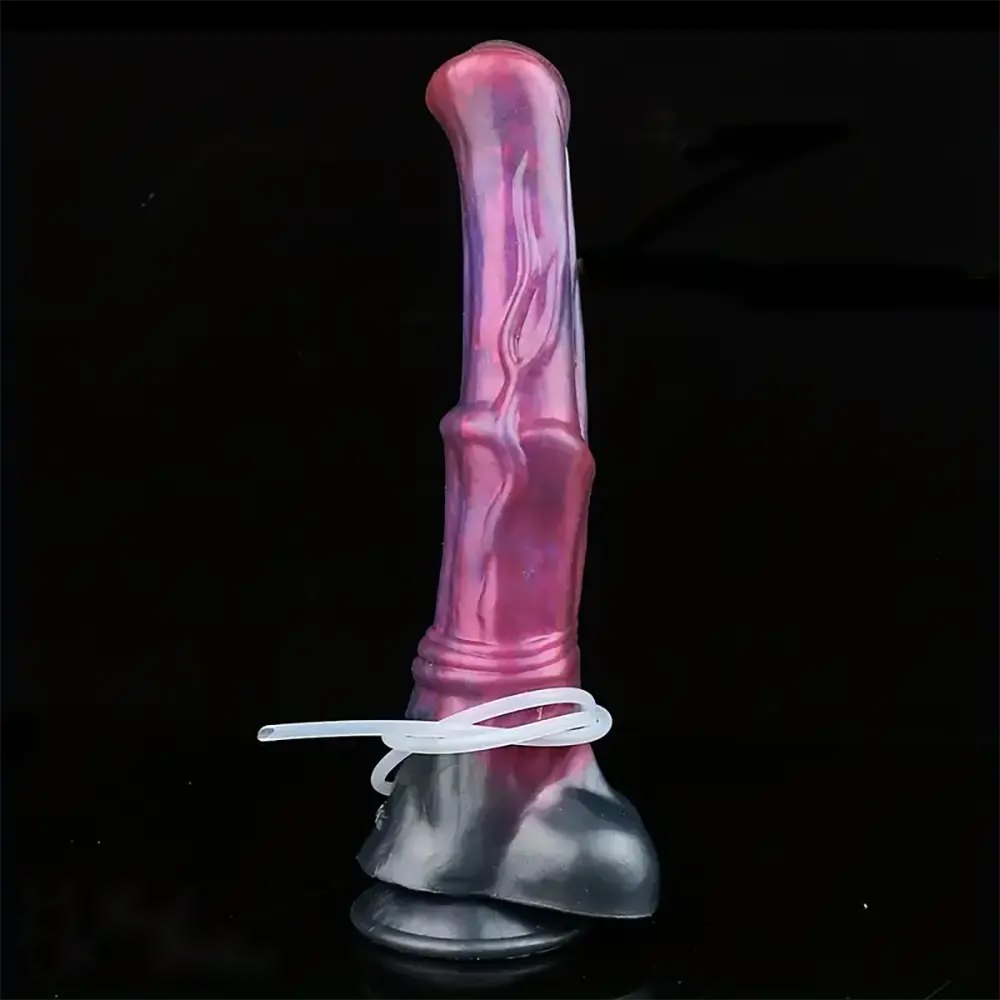 Purple horse style silicone dildo, photo 10
