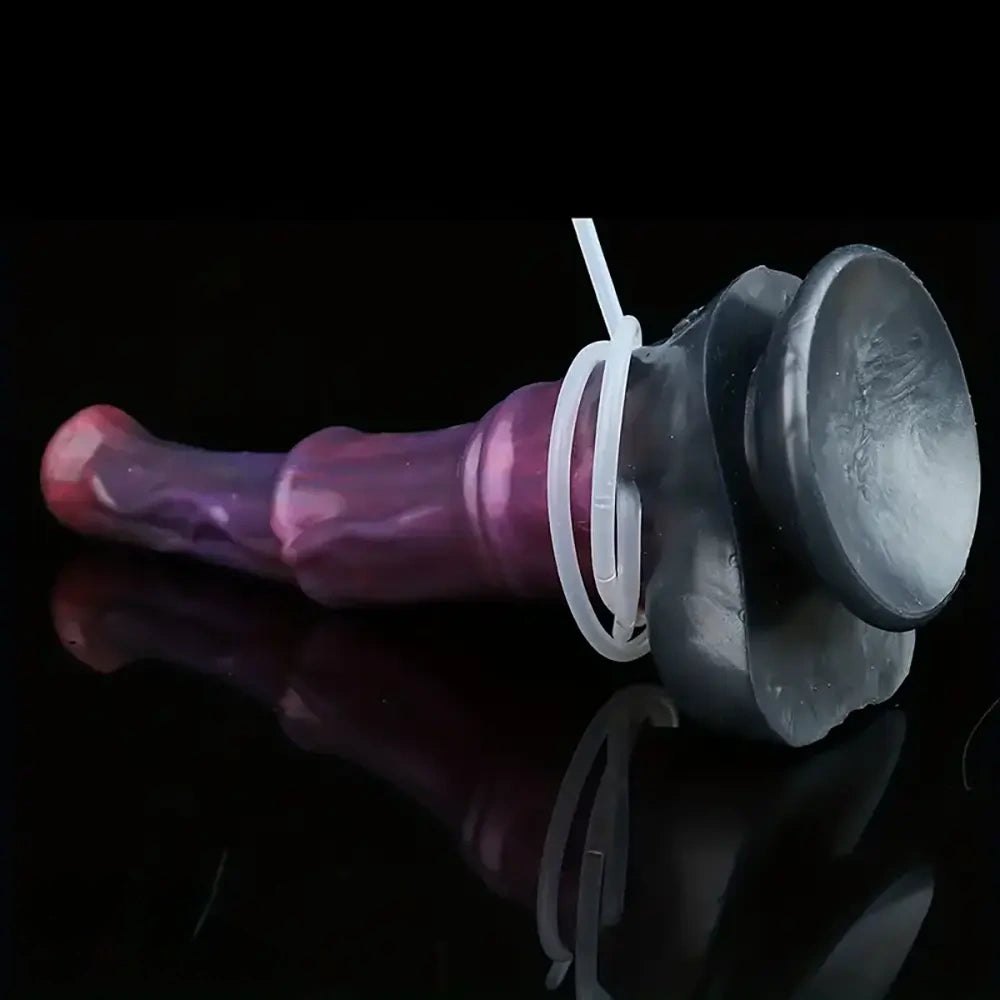 Purple horse style silicone dildo, photo 4