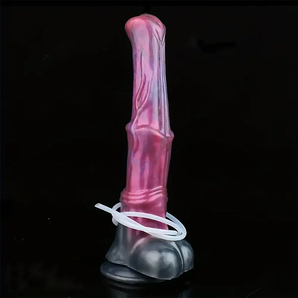 Purple horse style silicone dildo, photo 8