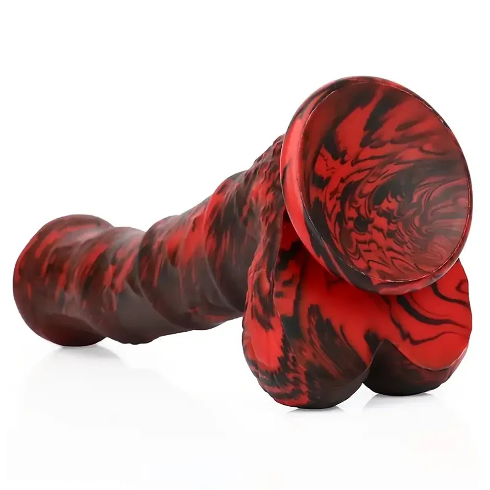 Ebony horse style suction cup dildo, photo 3