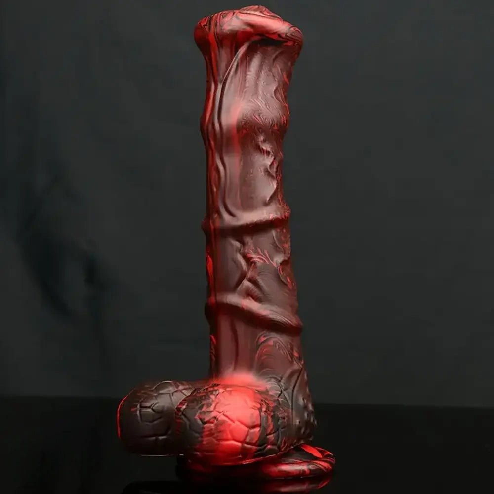 Ebony horse style suction cup dildo, photo 4