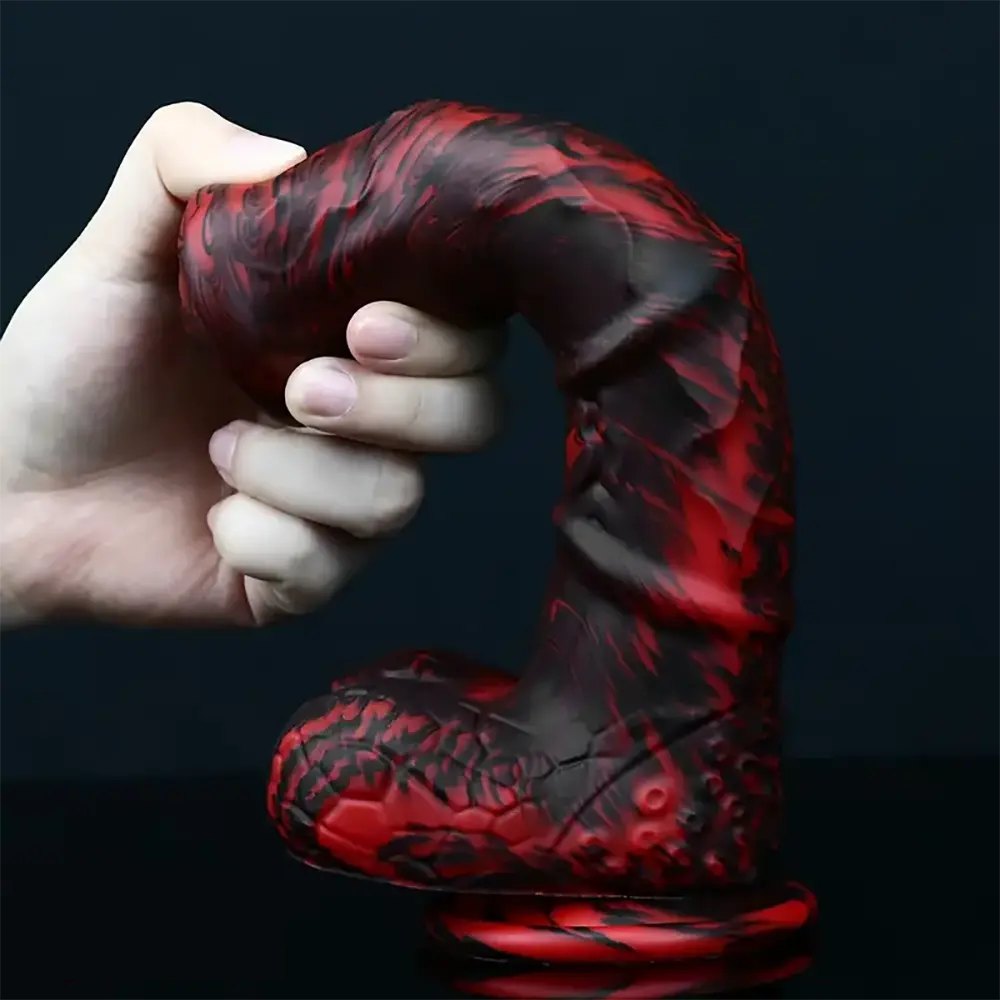 Ebony horse style suction cup dildo, photo 5