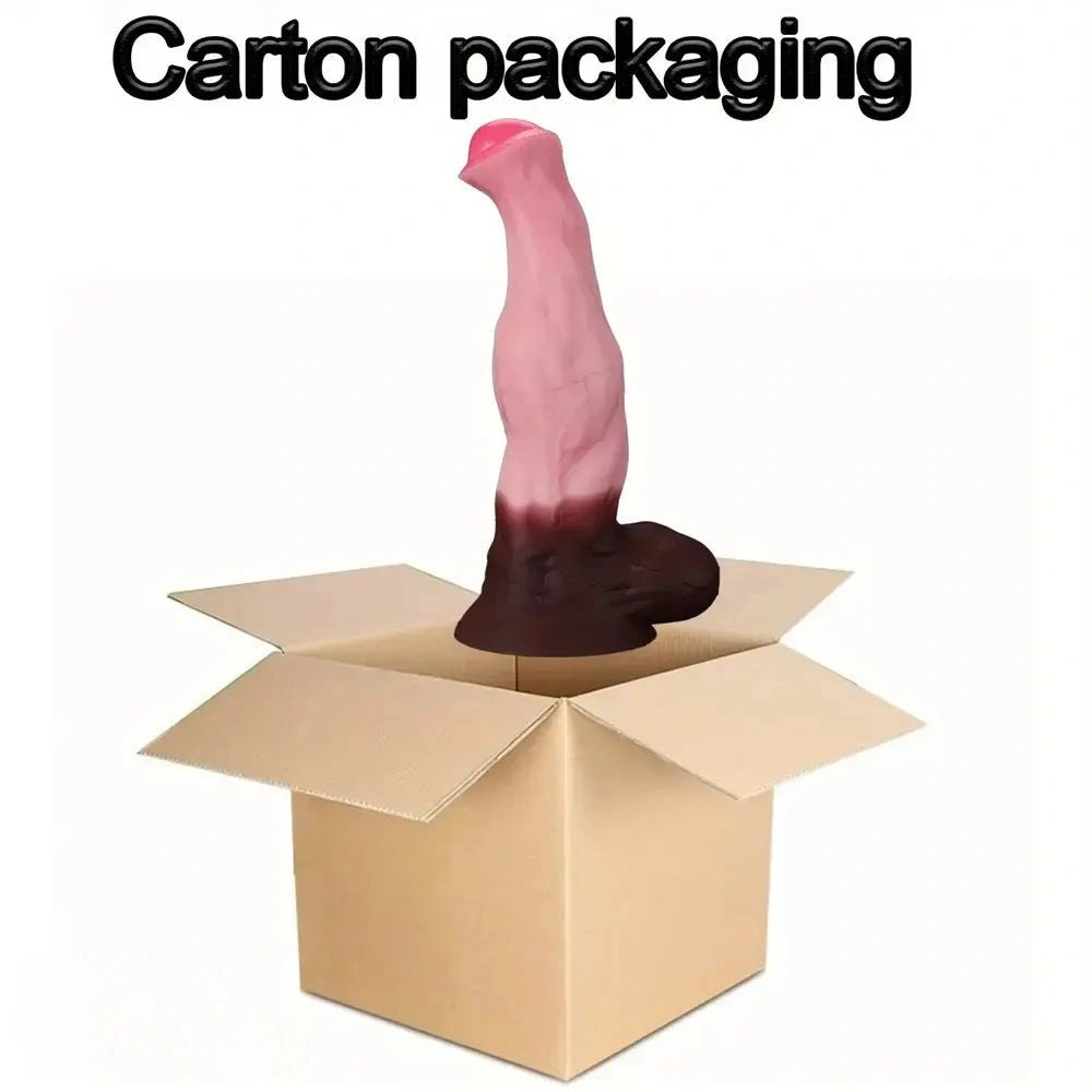 Horse knot silicone dildo, photo 3