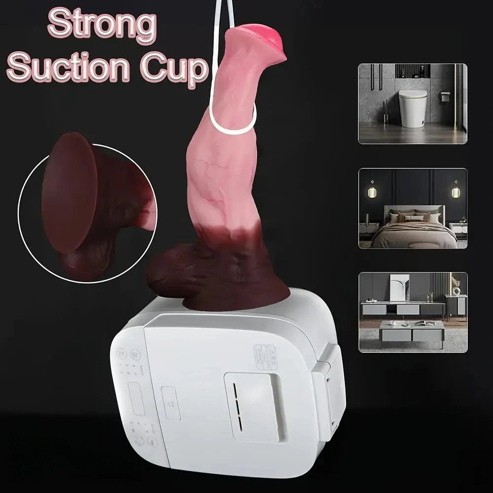 Horse knot silicone dildo, photo 4