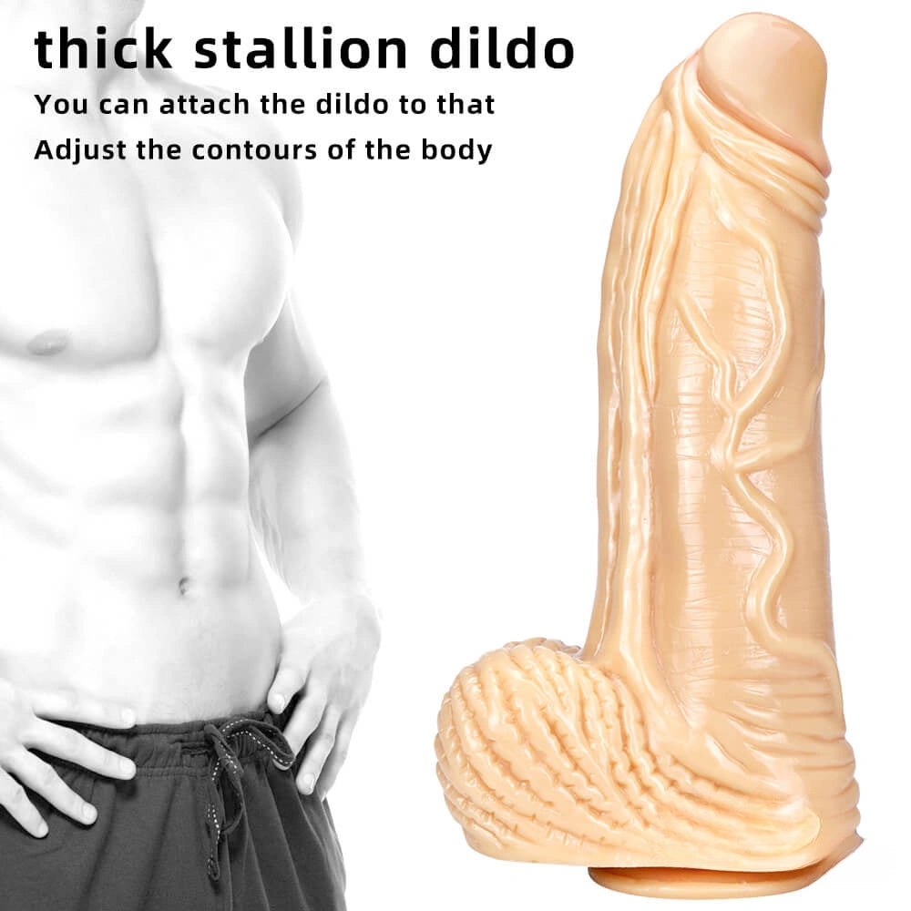 Realistic textured PVC dildo, photo 15