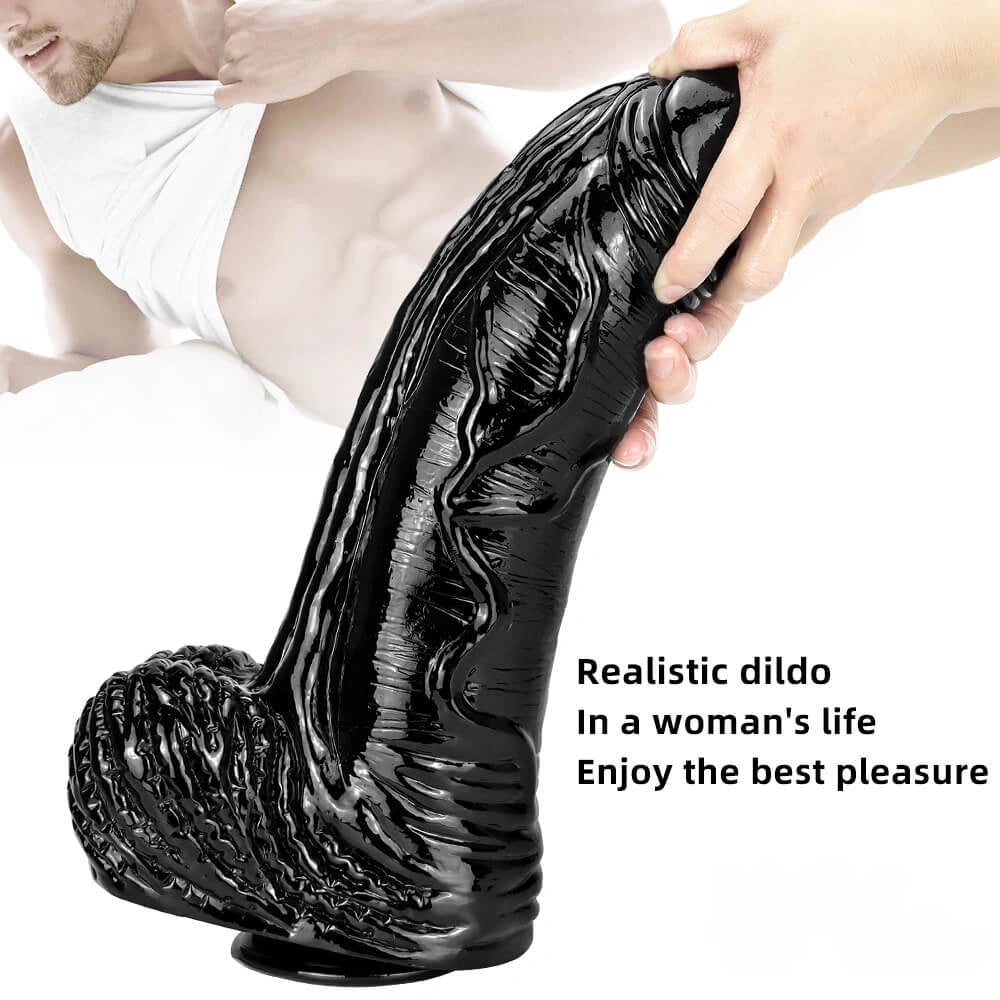 Realistic textured PVC dildo, photo 4