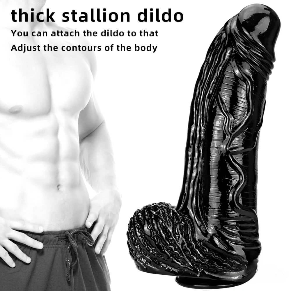 Realistic textured PVC dildo, photo 6