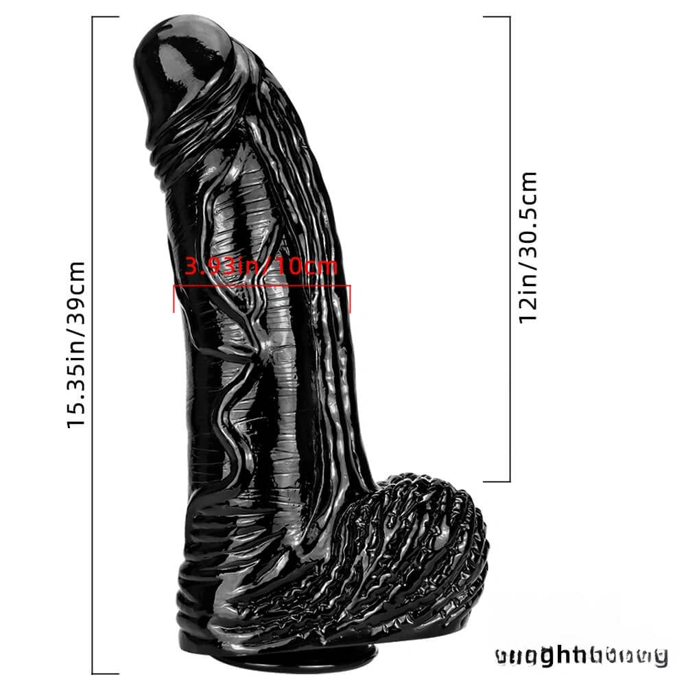 Realistic textured PVC dildo, photo 8