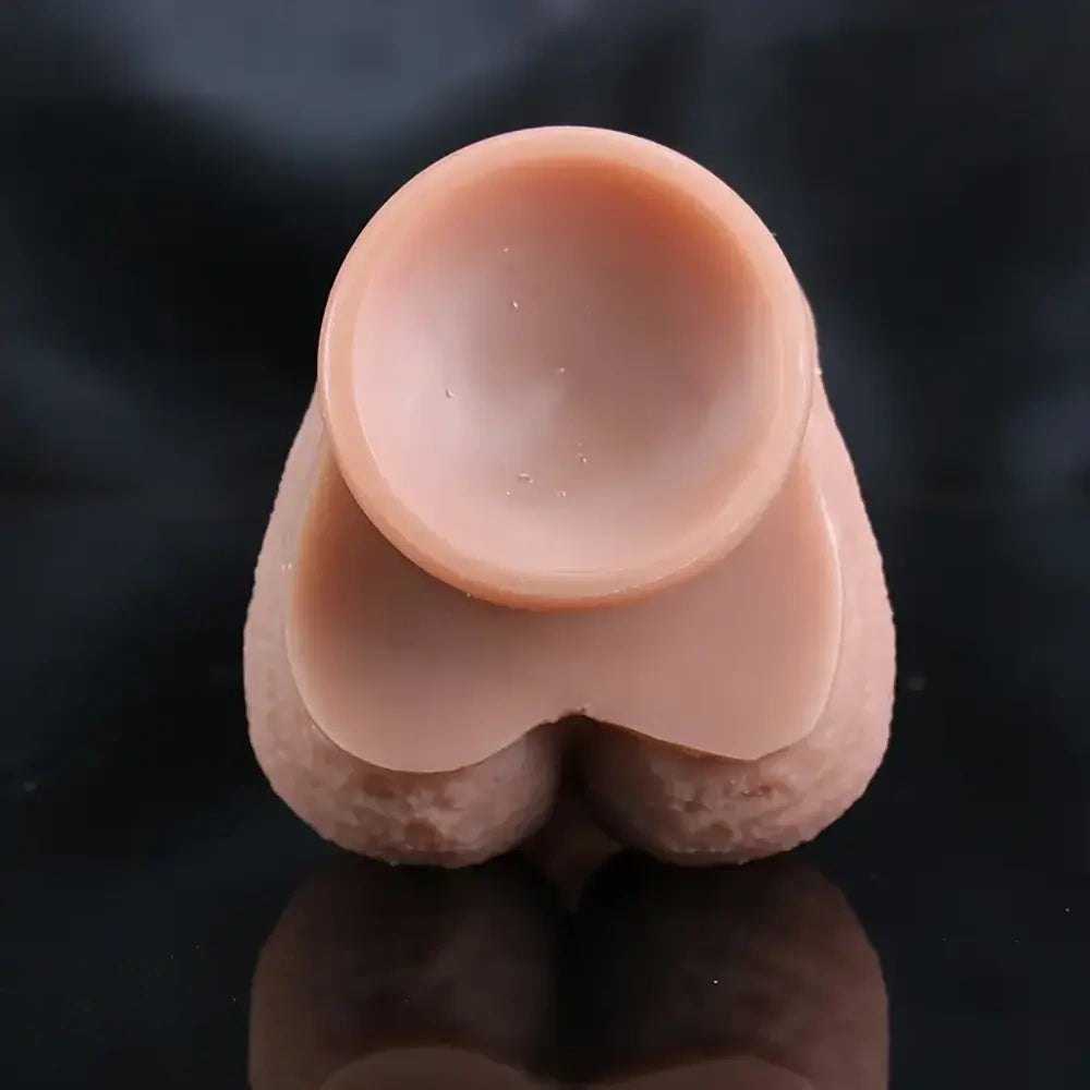 Flesh-tone huge realistic silicone dildo, photo 6