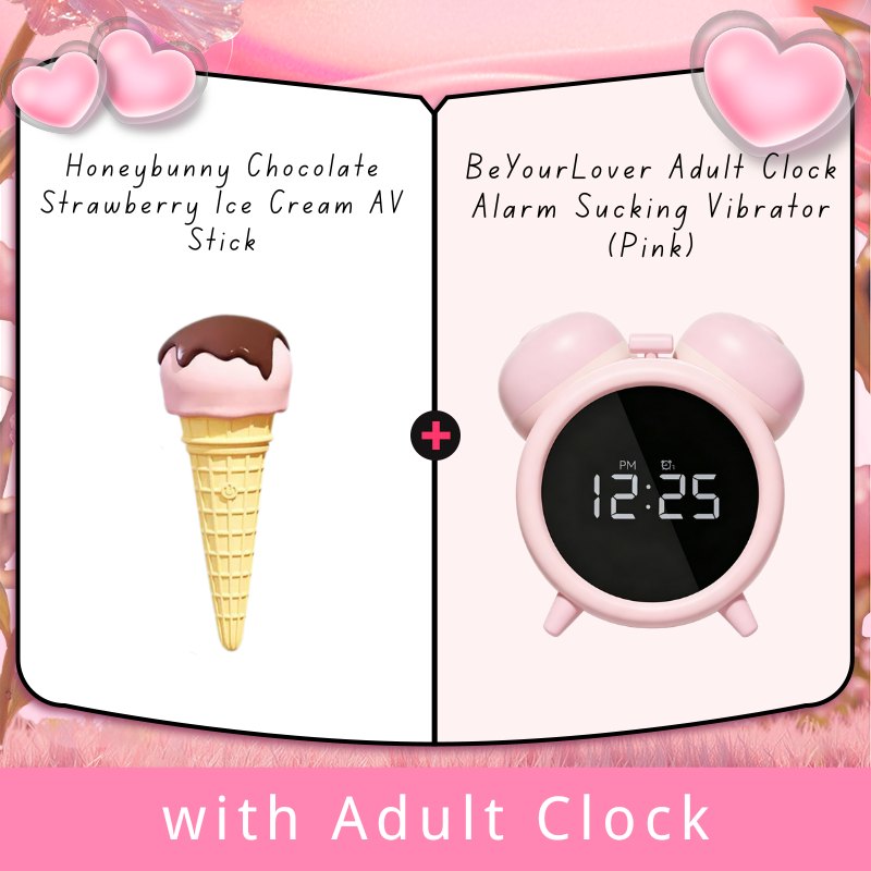 Pink ice cream shaped silicone wand vibrator, photo 7