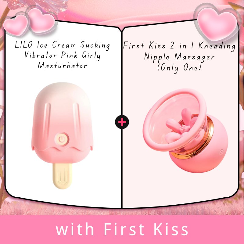 Pink ice cream shaped vibrator, photo 11