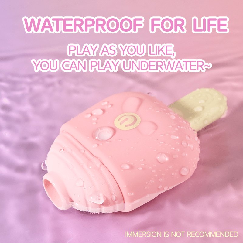 Pink ice cream shaped vibrator, photo 4