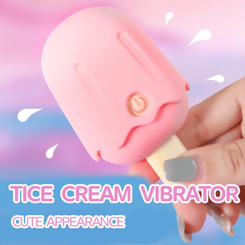 Pink ice cream shaped vibrator, photo 6
