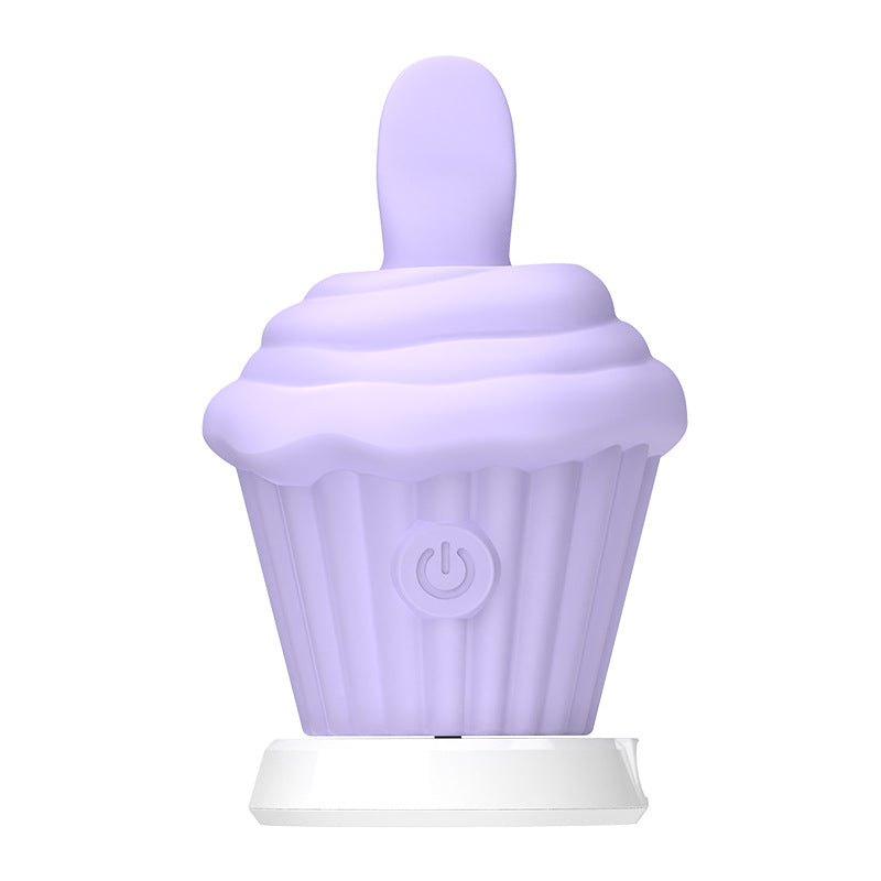 purple ice cream cupcake tongue-licking vibrating egg
