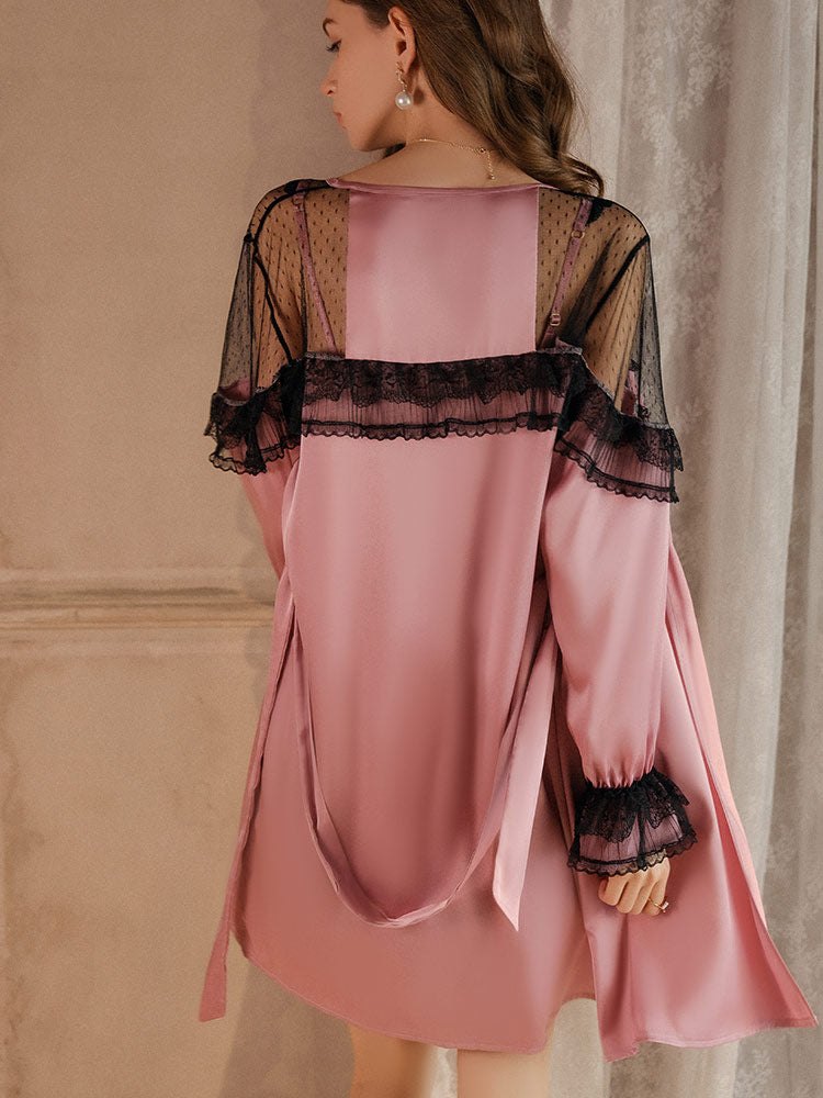 Ice silk summer nightgown dress, photo 5