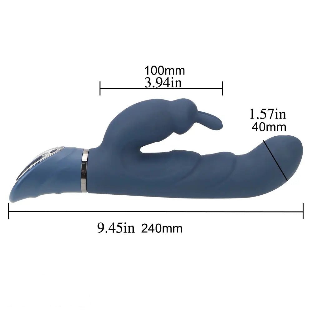 Indigo rabbit g-spot vibrator, photo 4