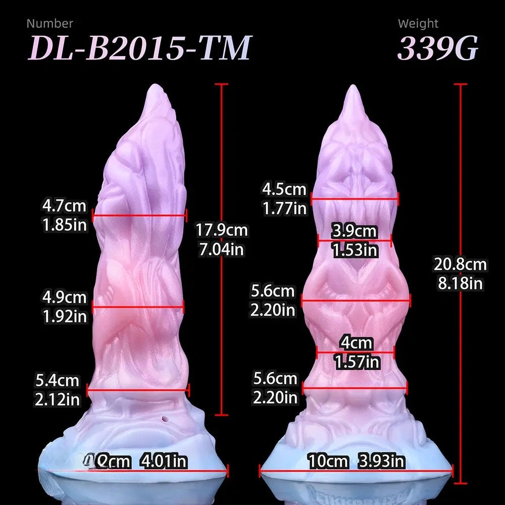 Alien-inspired fantasy silicone dildo, photo 8
