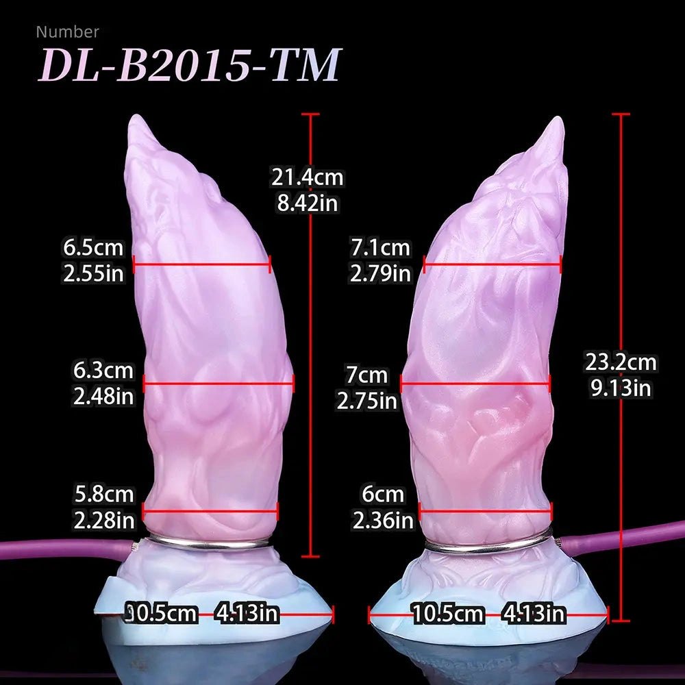 Alien-inspired fantasy silicone dildo, photo 9