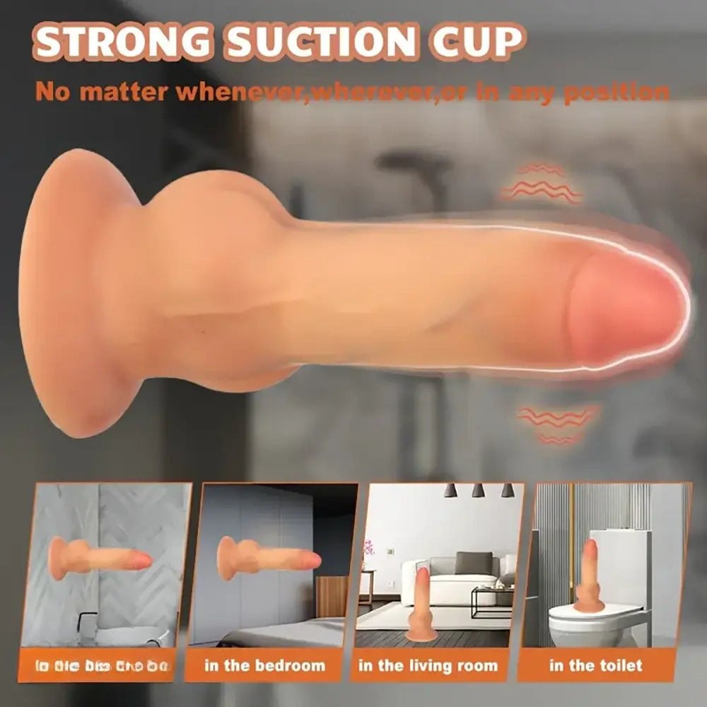 Flesh bendable realistic dildo, photo 6