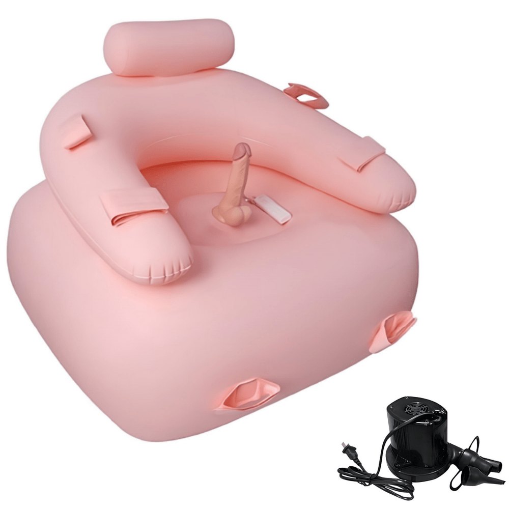 Inflatable bondage chair with fixing rings, photo 5