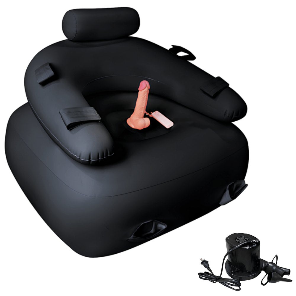 Inflatable bondage chair with fixing rings, photo 6