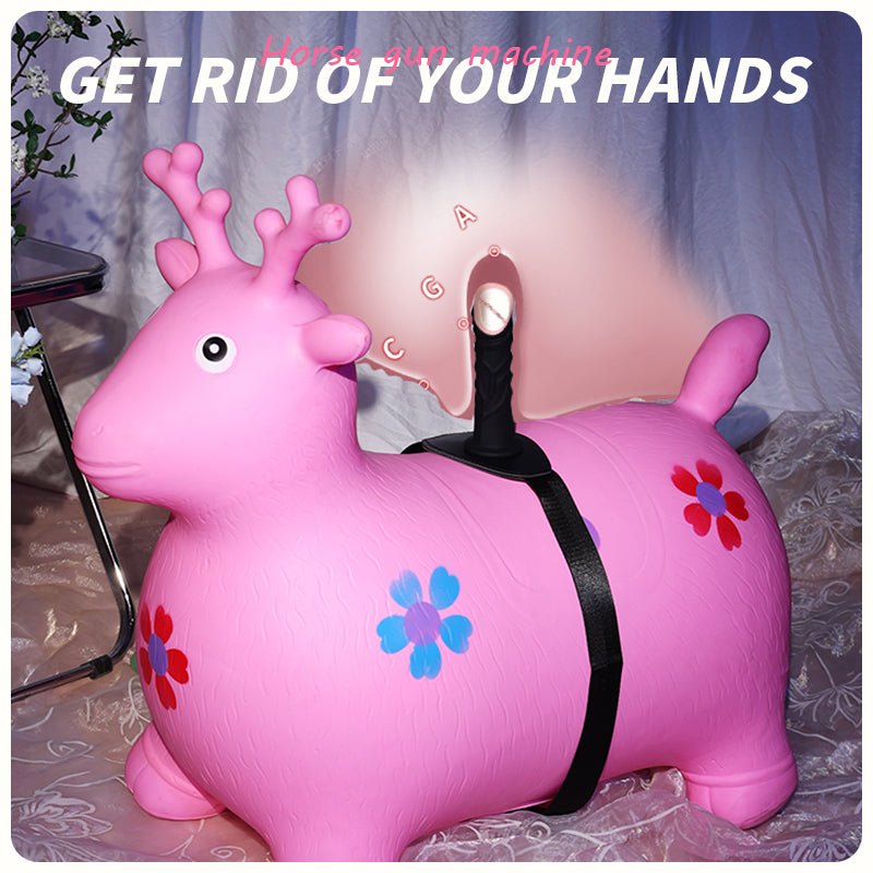 Inflatable deer mount riding machine, photo 4