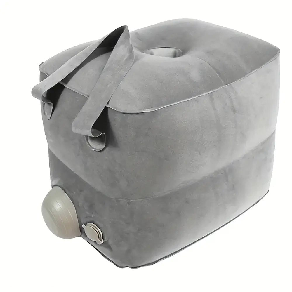Gray inflatable riding position cushion, photo 1