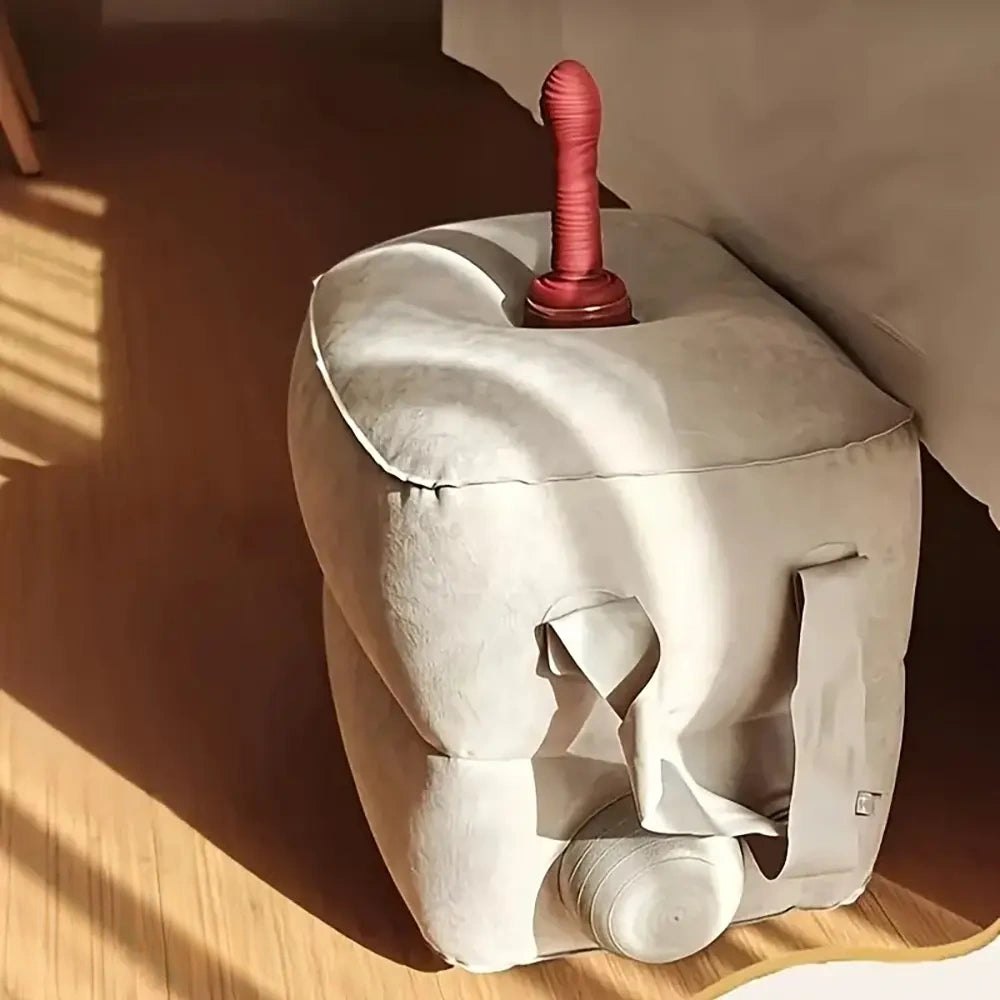 Gray inflatable riding position cushion, photo 3