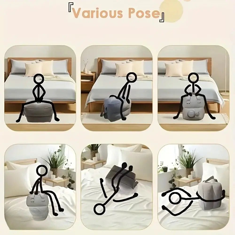 Gray inflatable riding position cushion, photo 4