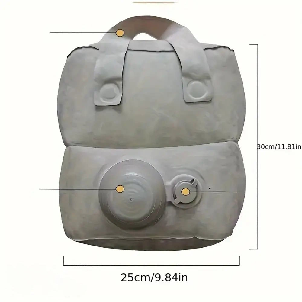 Gray inflatable riding position cushion, photo 5
