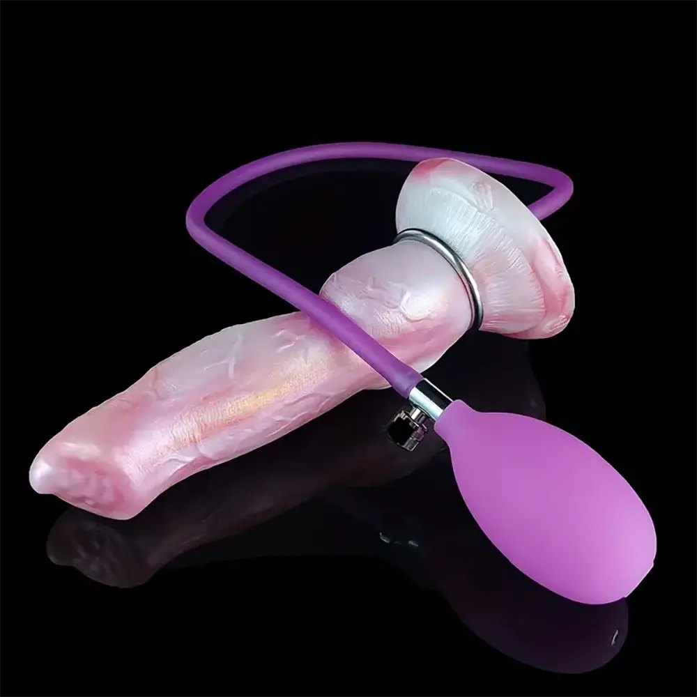 Inflatable dog knot fantasy dildo, photo 3