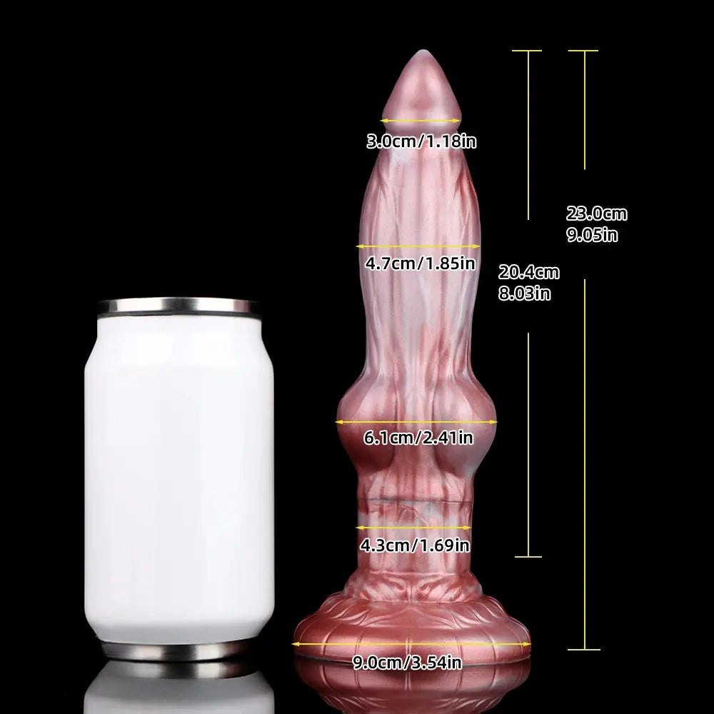 Flesh tone inflatable dual layer dildo, photo 11