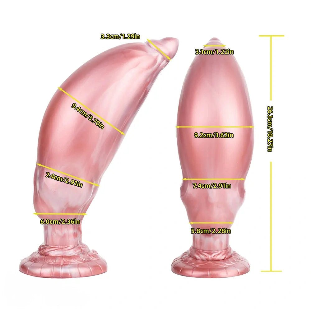 Flesh tone inflatable dual layer dildo, photo 15
