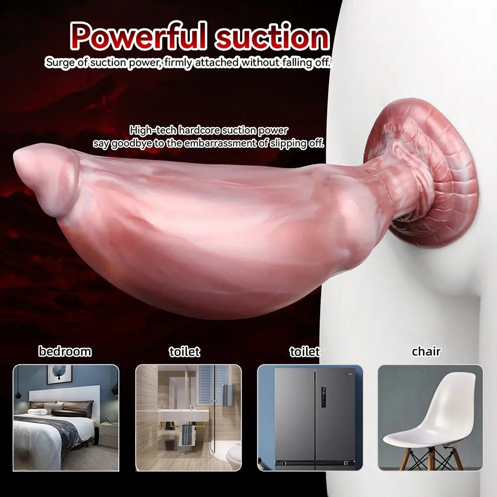 Flesh tone inflatable dual layer dildo, photo 5