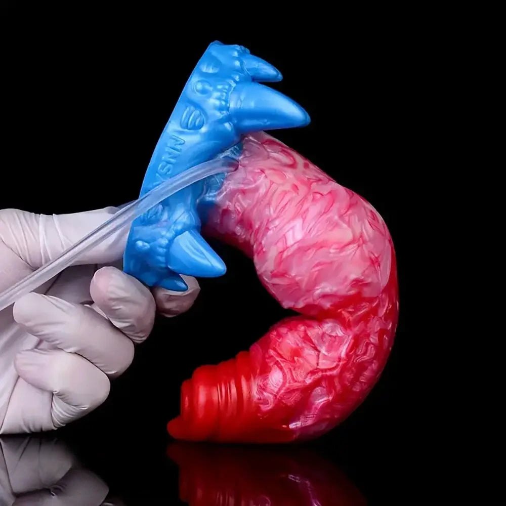 Inflatable knot fantasy dildo, photo 4