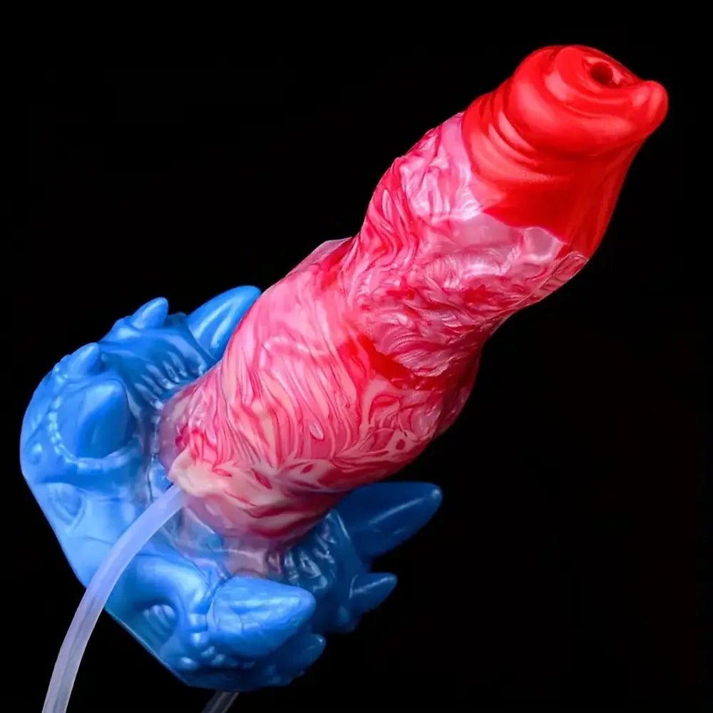Inflatable knot fantasy dildo, photo 9