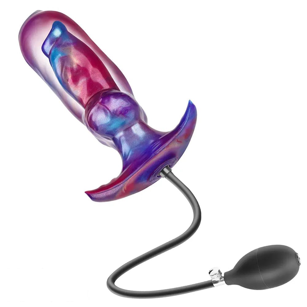 #1 silicone inflatable knot dildo