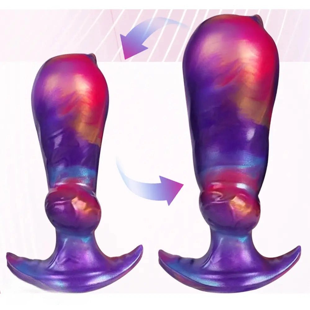 Silicone inflatable knot dildo, photo 3