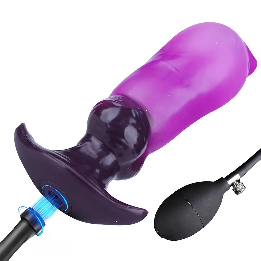 Silicone inflatable knot dildo, photo 7